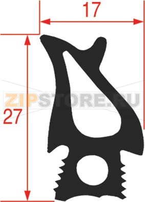 GASKET FOR OVEN DOOR 1475x675 mm 