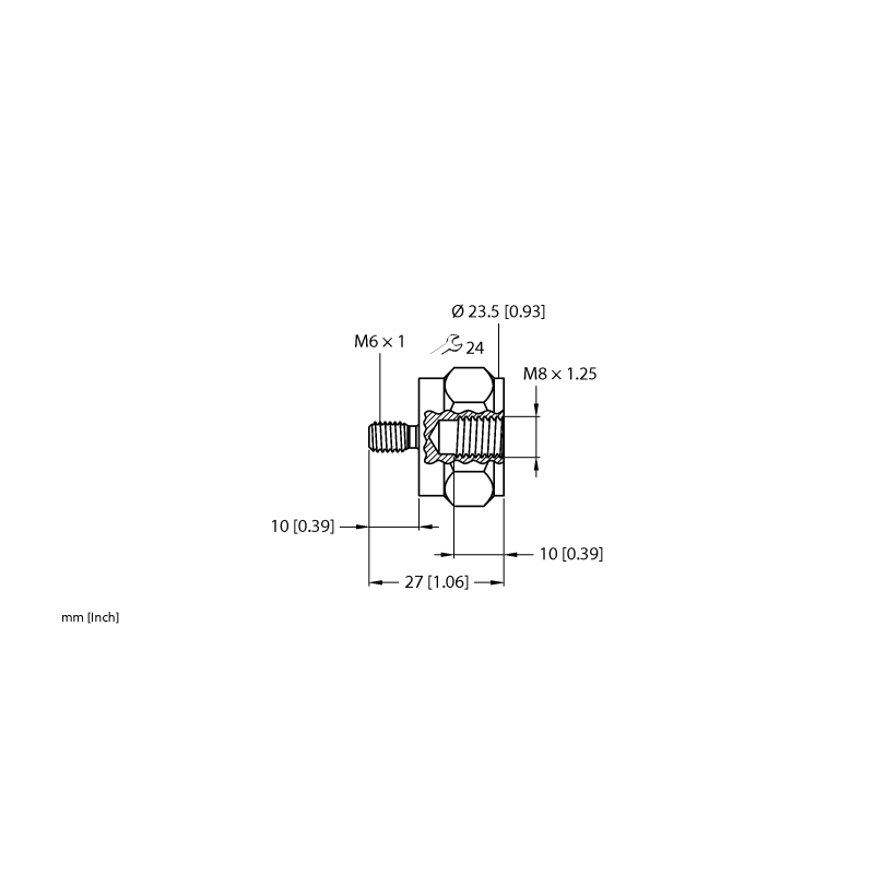Переходник монтажный Turck MA-M8-M6 