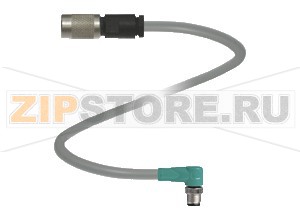 Кабель датчика-исполнительного устройства Connection cable V35-G-3M-PUR-V31-WM Pepperl+Fuchs Описание оборудованияConnection cable, M9 to M8, PUR cable, 3-pin