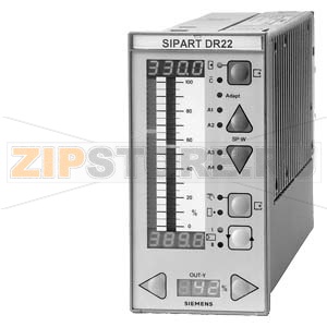 SIPART DR22 АППАРАТНЫЙ ПИД-РЕГУЛЯТОР, ПИТАНИЕ AC 230/115V, 3 АНАЛОГОВЫХ ВХОДА 0/4 .. 20 MA ИЛИ 0/2-10 V,  3 АНАЛОГВЫХ ВЫХОДА 0/4 .. 20 MA, 4 ЦИФРОВЫХ ХОДА DC 24 V,  8 ЦИФРОВЫХ ВЫХОДОВ DC 24 V Siemens 6DR2210-5 