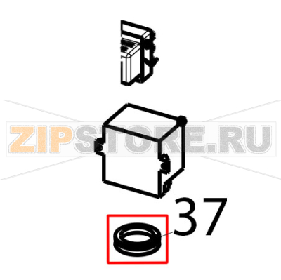 NBR V-Ring gasket D.30 Tecnoinox GFB10DS NBR V-Ring gasket D.30 Tecnoinox GFB10DSЗапчасть на деталировке под номером: 37