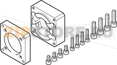 Фланец электродвигателя Festo EAMF-A-43D-60G/H 