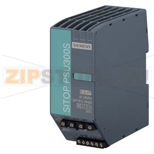 SITOP, стабилизированный блок питания PSU300S 24 V/5 A, вход: 3х-фазный  ~400-500 В, выход: =24 В/5 А Siemens 6EP1433-2BA20 