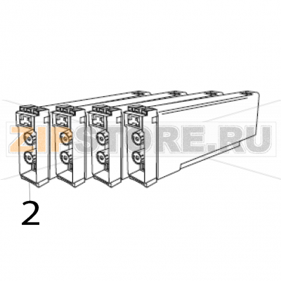 Ink tank/ yellow TSC CPX4D Ink tank/ yellow TSC CPX4DЗапчасть на деталировке под номером: 2