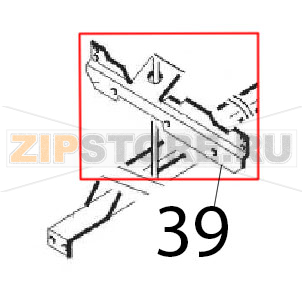Burner support Angelo Po 0A1FR1G Burner support Angelo Po 0A1FR1GЗапчасть на деталировке под номером: 39