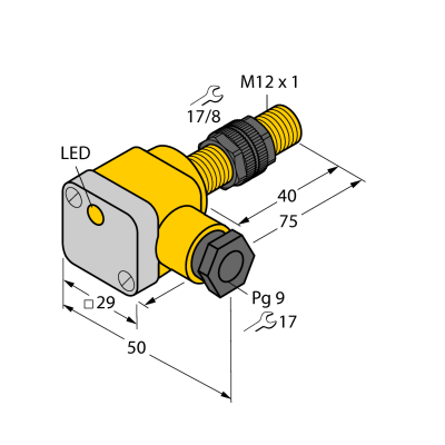 Датчик индуктивный Turck BI3U-P12SK-AP6X 