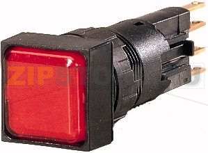 Индикатор световой, плоский, красный Eaton Q25LF-RT 