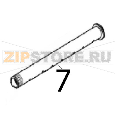 U/L Washing pipe Angelo Po C165D U/L Washing pipe Angelo Po C165DЗапчасть на деталировке под номером: 7