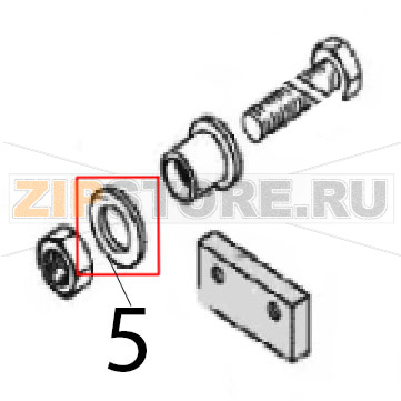 Washer Angelo Po C165D Washer Angelo Po C165DЗапчасть на деталировке под номером: 5
