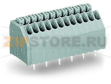 Клемма на печатную плату; нажимная кнопка; 0,5 мм; Шаг контактов 2,5 мм; 8-пол.; Push-in CAGE CLAMP®; 0,50 mm; оранжевые Wago 250-408/000-012 Компактные клеммные колодки с нажимными кнопкамиПростой монтаж одножильных проводников путем вставкиМонтаж / извлечение тонкожильных проводников при помощи нажимных кнопокУгол ввода проводника 45° обеспечивает простое компактное подсоединениеИндивидуальные сочетания цветовПо запросу также доступны клеммные колодки с разделителями...