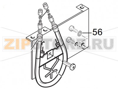 Плоская гайка 4,3x8 UNI 3703 Saeco Royal Professional Плоская гайка 4,3x8 UNI 3703 для кофемашины Saeco Royal ProfessionalЗапчасть на деталировке под номером: 56Количество запчастей в комплекте: 1Оригинальное название запчасти Saeco: Rosetta dent. 4,3x8 UNI 3703 BRU