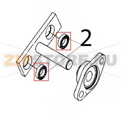 Bearing Rollmatic CP 52 Bearing Rollmatic CP 52Запчасть на деталировке под номером: 2