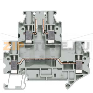 Two-tier terminals with screw terminal Terminal size 2.5 mm2 Terminal width 5.2 mm Color gray with potential link Siemens 8WH1025-0AF00 
