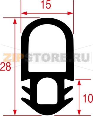 GUARNIZIONE PORTA FORNO 620x505 mm 
