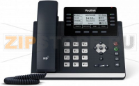 SIP-T43U SIP-телефон, экран 3.7", 12 SIP аккаунтов, Opus, 8*BLF, PoE, 2*USB, GigE, БЕЗ БП