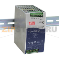 Блок питания на DIN-рейку, 24 В/DC, 10 А, 240 Вт Mean Well TDR-240-24