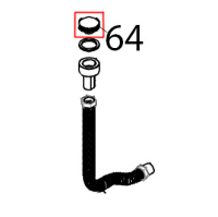 Tappo cieco per raccordo filettato ingresso acqua Tecnoeka KF 1010 EV UD
