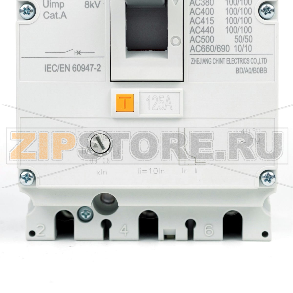Выключатель автоматический 125 А, 150 кА, 3 полюса Chint NM8N-125R 