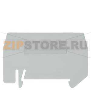 ОТДЕЛЬНЫЙ РАЗДЕЛИТЕЛЬ ДЛЯ КЛЕММ 1.5 И 4ММ2 4 ТОЧКИ Siemens 8WH9070-0HA00 