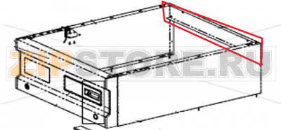 Поперечина cm 105, cm107 (х/к RAL9003 t=1,0) Polair CM107-S Поперечина cm 105, cm107 (х/к RAL9003 t=1,0) Polair CM107-SЗапчасть на сборочном чертеже под номером: 4