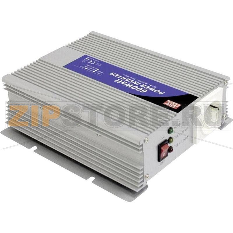Инвертор 600 W, 12 В/DC, 10-15 В/DC Mean Well A301-600-F3 