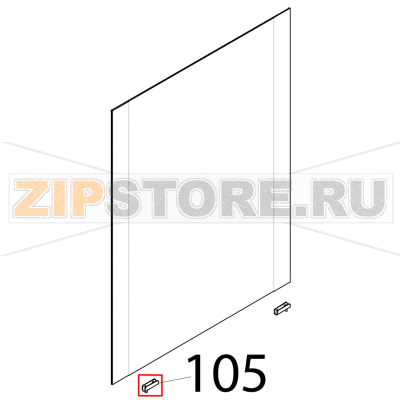 Cerniera sup. dx/inf. sx Tecnoeka KF 1010 EV UD Cerniera sup. dx/inf. sx Tecnoeka KF 1010 EV UDЗапчасть на деталировке под номером: 105