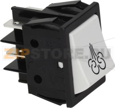 КНОПКА ДВУХПОЛЮСНАЯ БЕДАЯ  16A 250V 