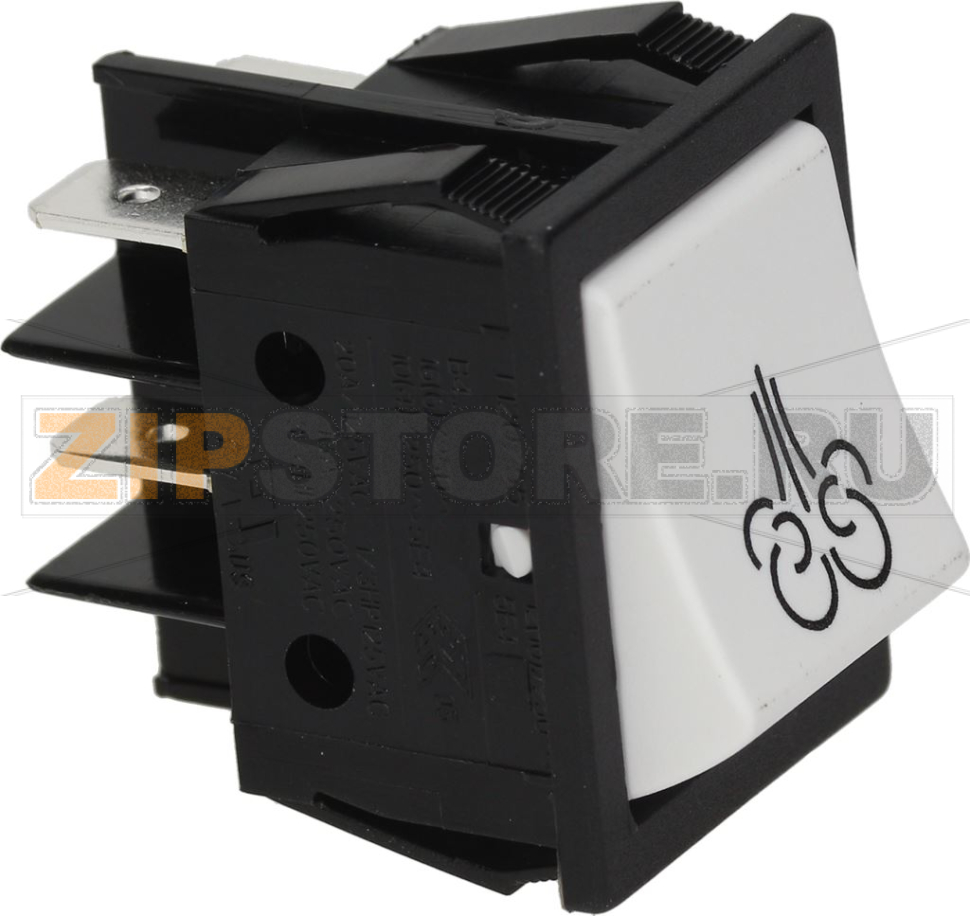 КНОПКА ДВУХПОЛЮСНАЯ БЕДАЯ  16A 250V 