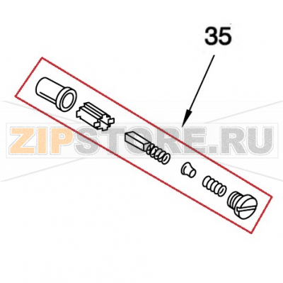 Brush Holder Assembly KitchenAid K45 Brush Holder Assembly KitchenAid K45

Запчасть на сборочном чертеже под номером: 35

Название запчасти KitchenAid на английском языке: Brush Holder Assembly KitchenAid K45