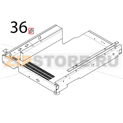 Gommino passacavo Øi: 32 mm Tecnoeka KF 1010 A UD Gommino passacavo Øi: 32 mm Tecnoeka KF 1010 A UDЗапчасть на деталировке под номером: 36