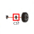 Graphite washer / Φ6.2*9.5*0.5T Godex EZ-2300 plus
