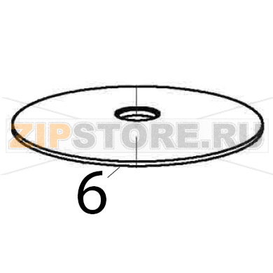 Heating plate Bartscher CFXB-138-195 Heating plate Bartscher CFXB-138-195Запчасть на деталировке под номером: 6