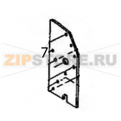 Frame (R) Sato M84Pro Frame (R) Sato M84ProЗапчасть на деталировке под номером: 7Название запчасти на английском языке: Frame (R) Sato M84Pro.