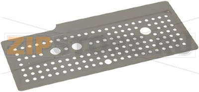 GRIGLIA POGGIATAZZE INOX 260x110 mm 