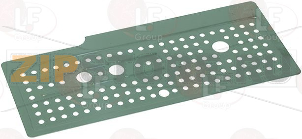 GRIGLIA POGGIATAZZE INOX 260x110 mm 