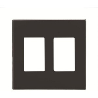 Накладка двухпостовая, чёрный бархат ABB 1392.00