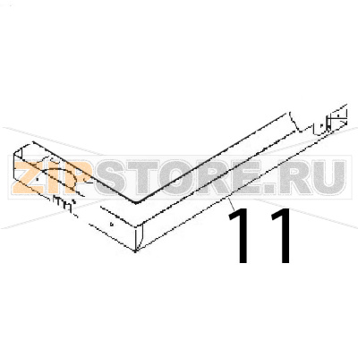 F/Lana Angelo Po 0G1BR3E F/Lana Angelo Po 0G1BR3EЗапчасть на деталировке под номером: 11