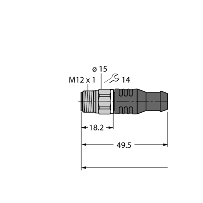 Кабель PP-EPDM Turck RSCV8T-5/TFW 