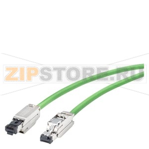 IE connecting cable IE FC RJ45 Plug-180/IE FC RJ45 Plug-180; IE FC flexible GP 4x2 cable Pre-assembled with 2x IE FC RJ45 plug 180 4 x 2; Length 10.0 m Siemens 6XV1878-5BN10 