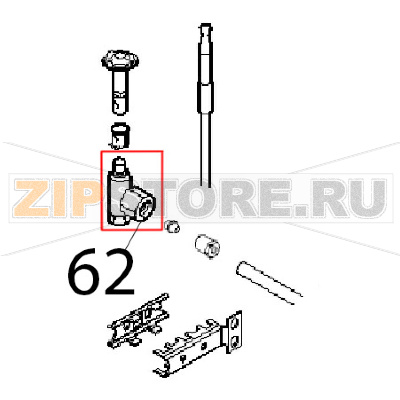 Corpo spia pilota Ø: 0.25 Angelo Po 1G1FA0G Corpo spia pilota Ø: 0.25 Angelo Po 1G1FA0GЗапчасть на деталировке под номером: 62