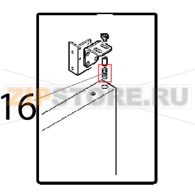Spring Angelo Po FM1221E1 Spring Angelo Po FM1221E1Запчасть на деталировке под номером: 16