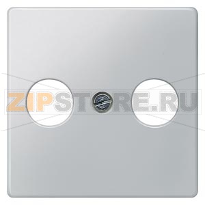 DELTA I-SYSTEM  АЛЮМИНЕВЫЙ МЕТАЛЛИК КРЫШКА РОЗЕТКИ ДЛЯ RF/TV/SAT 55X55MM 2 ОТВЕРСТИЯ Siemens 5TG1253 