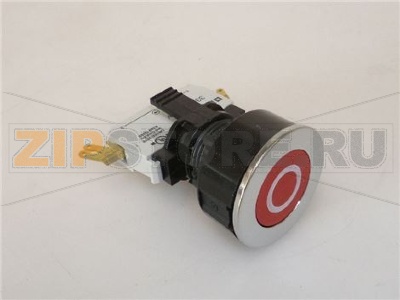 КНОПКА STOP КРАСНАЯ СИМВОЛ "O" 