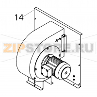 Lateral derecho caja resistencias Fagor FI-200