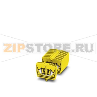Проходные клеммы Phoenix Contact MZB 1,5-RZ YE Тип подключения: Пружинный зажим, Полюсов: 1, Сечение: 0,14 мм² - 2,5 мм², AWG: 26 - 14, Ширина: 5,2 мм, Высота: 22 мм, Цвет: желтый, Тип монтажа: Резьбовой монтаж.Минимальный заказ: 50 шт.Упаковка: 50 шт.