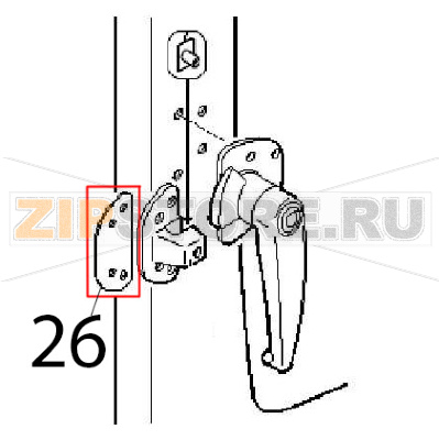 Spacer Angelo Po FM1011E1 Spacer Angelo Po FM1011E1Запчасть на деталировке под номером: 26