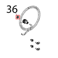 Guarnizione D=24, raccordo 3/4, gomma and RETE Unox XVC 504