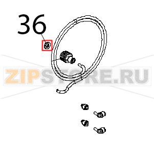 Guarnizione D=24, raccordo 3/4, gomma and RETE Unox XVC 504 Guarnizione D=24, raccordo 3/4, gomma and RETE Unox XVC 504Запчасть на деталировке под номером: 36