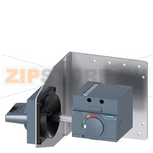 side wall mounted rot. operator standard IEC IP65 with mounting bracket 24V DC lighting kit accessory for: 3VA5 125 Siemens 3VA9137-0PK53 