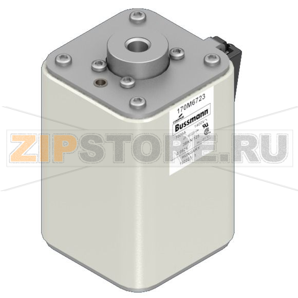 Предохранитель, 1000 A, AC 1400 В, size 3, 76x92x125 мм, aR, IEC Eaton FUSE 1000A 1400V 3BKN/12 